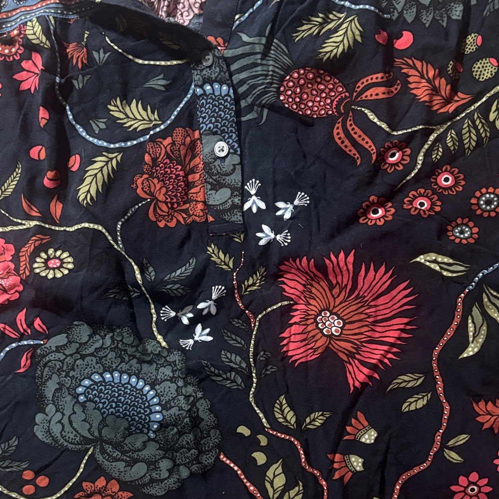 LOFT Multicolor Patterned Blouse - Picture 3 of 3